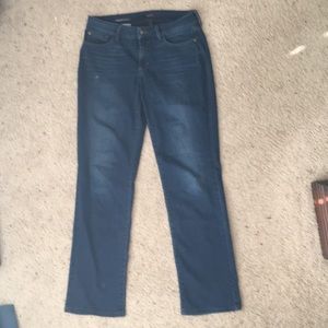 NYDJ Marilyn Straight Denim Pants SZ 8 BERNAL